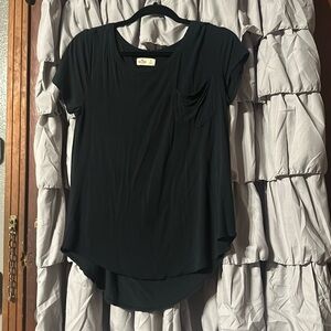 Hollister size small everyday short sleeve very soft black shirt